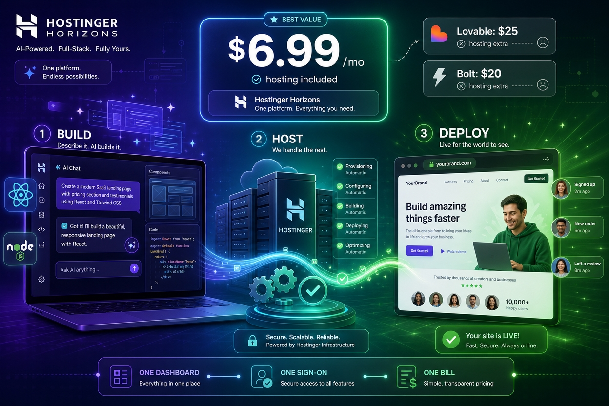 Hostinger Horizons Review